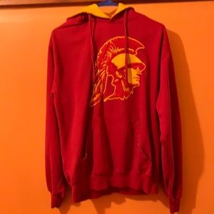 USC red Trojan hoodie M